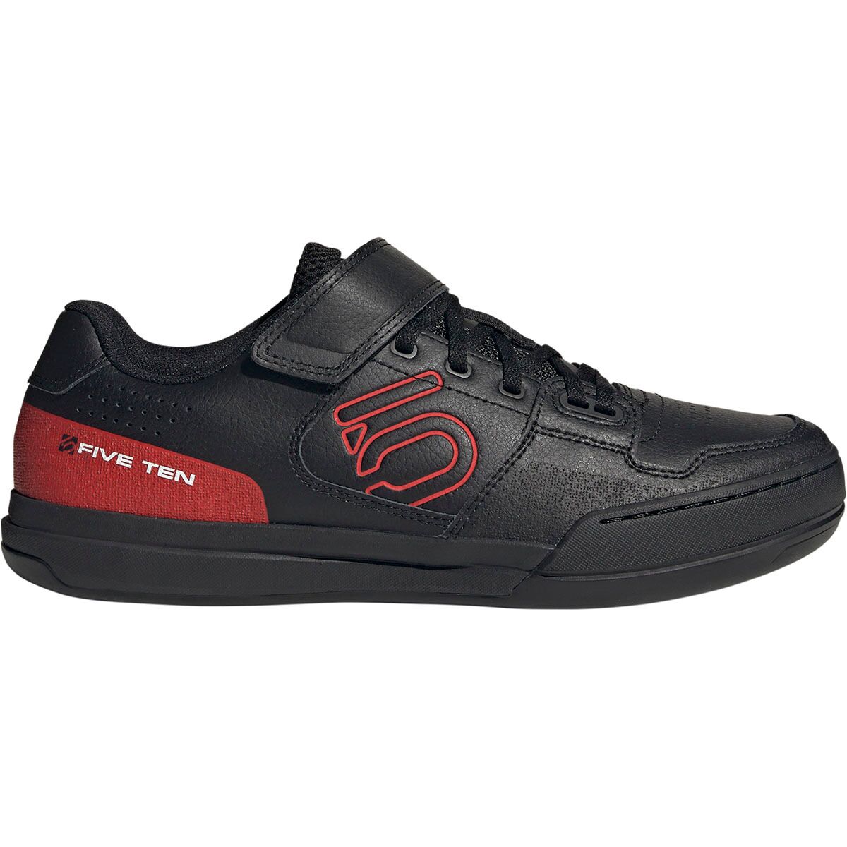 Five Ten Hellcat Cycling Shoe Core Black/Red/Ftwr White, Mens 8.5/Womens 9.5 - Men's