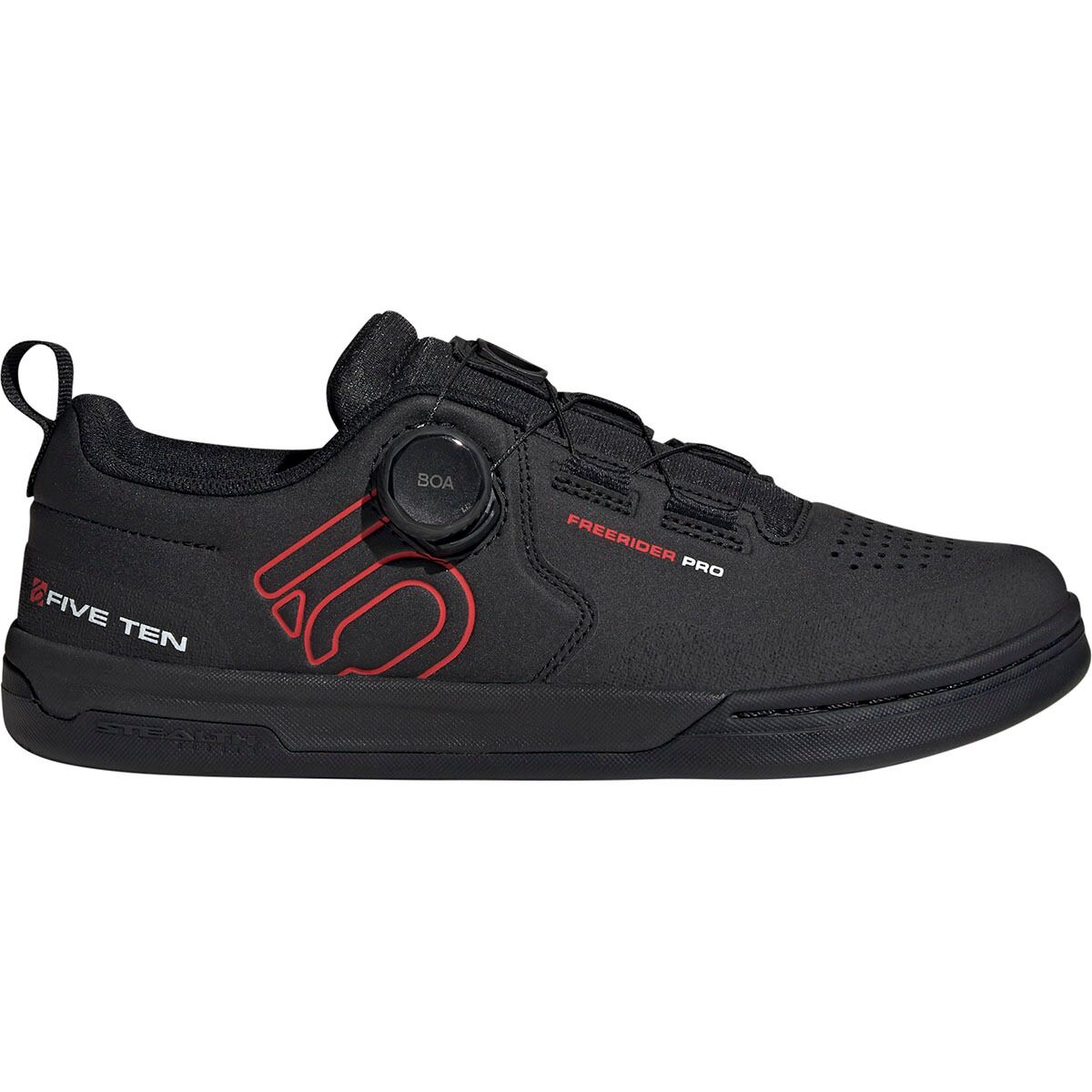 Five Ten Freerider Pro BOA Cycling Shoe - Men's Core Black/Red/Ftwr White, 11.5