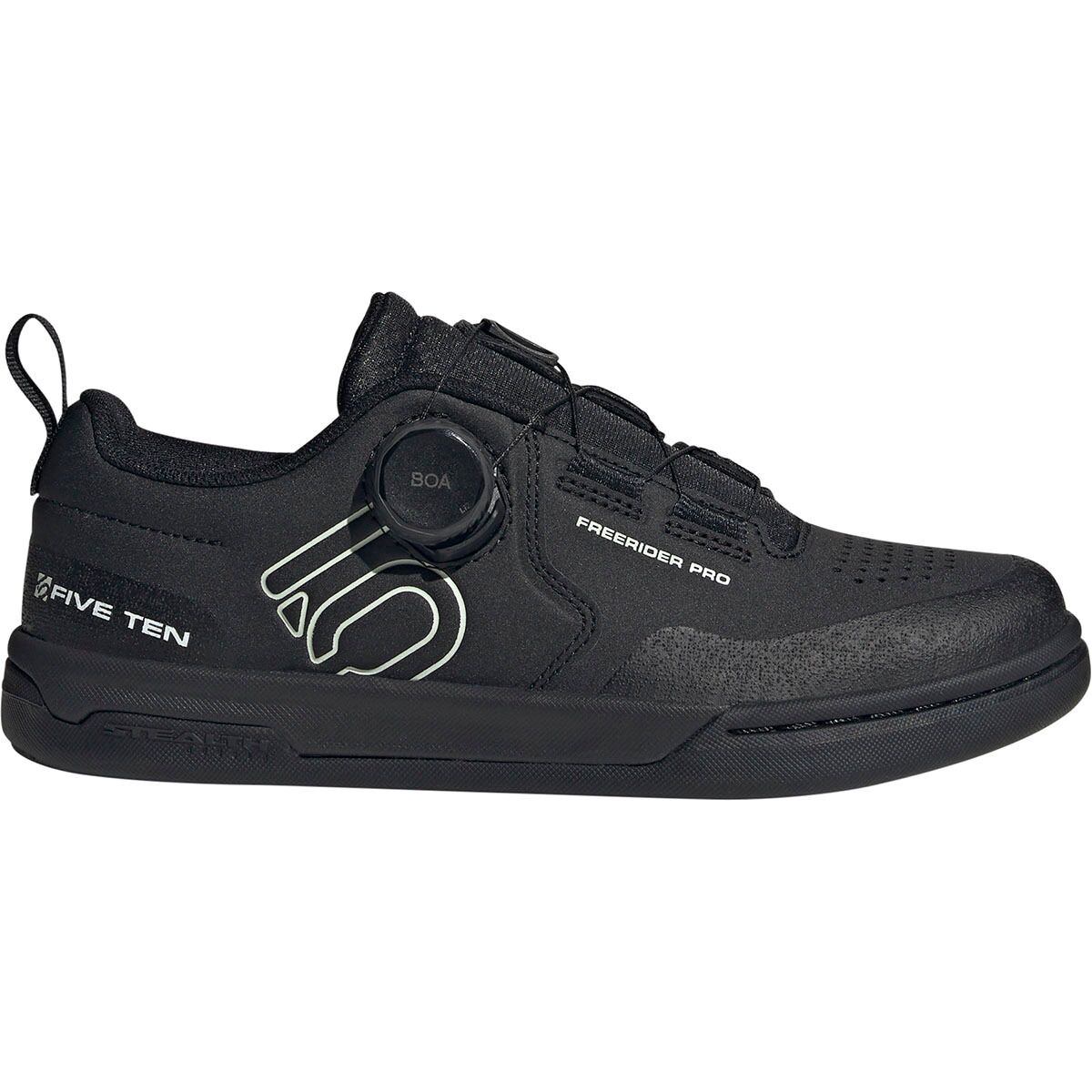 Five Ten Freerider Pro Boa Cycling Shoe - Women's Core Black/Linen Green/Ftwr White, 7.5