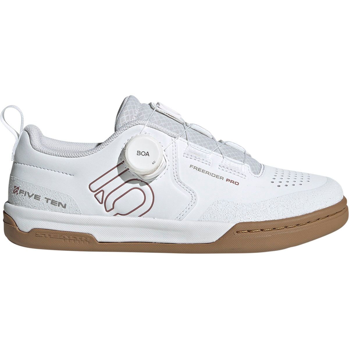 Five Ten Freerider Pro Boa Cycling Shoe - Women's Ftwr White/Warm Clay/Grey Three, 9.0