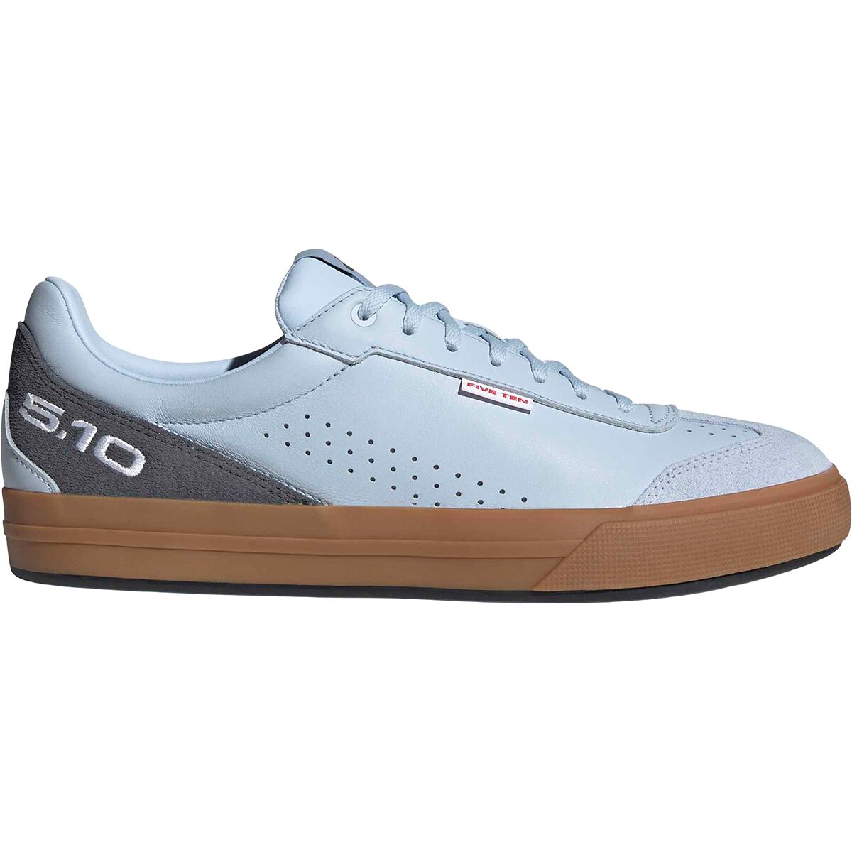 Five Ten Sleuth DLX 2 Cycling Shoe Crystal Sky/Footwear White/Grey Six, Mens 11.5/Womens 12.5 - Men's