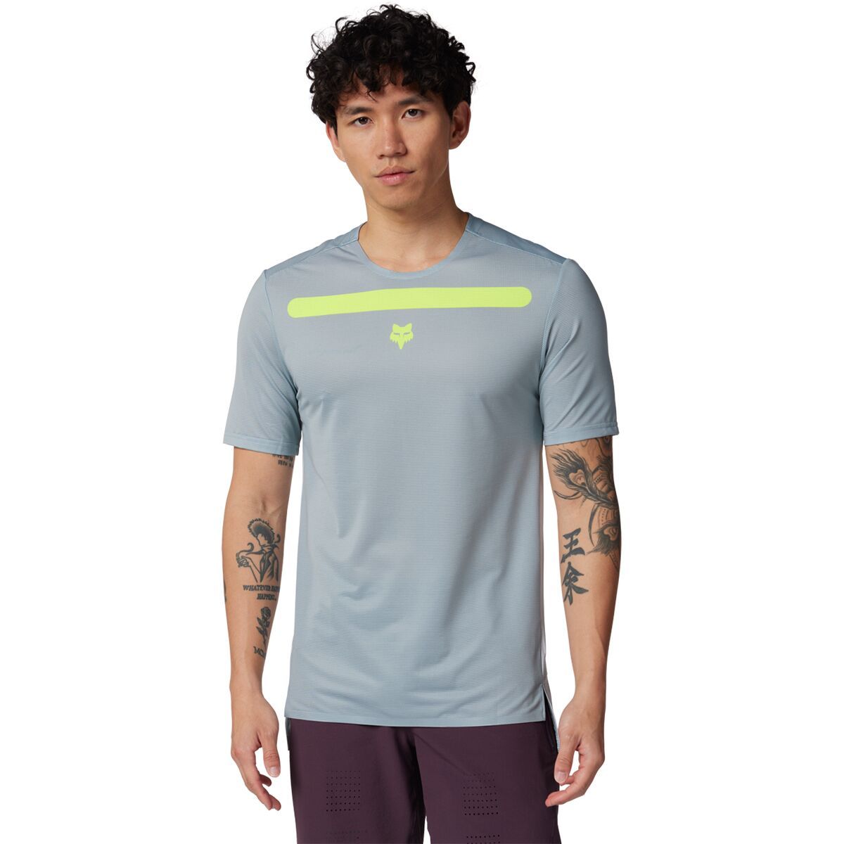 Fox Racing Flexair Short-Sleeve Jersey - Men's Aviation Race Gunmetal, L