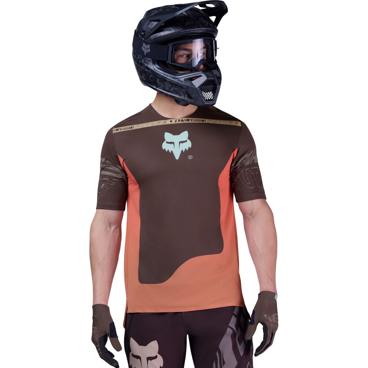 Fox Racing Fox Racing Flexair Short-Sleeve Jersey - Men's Cocoa, XL