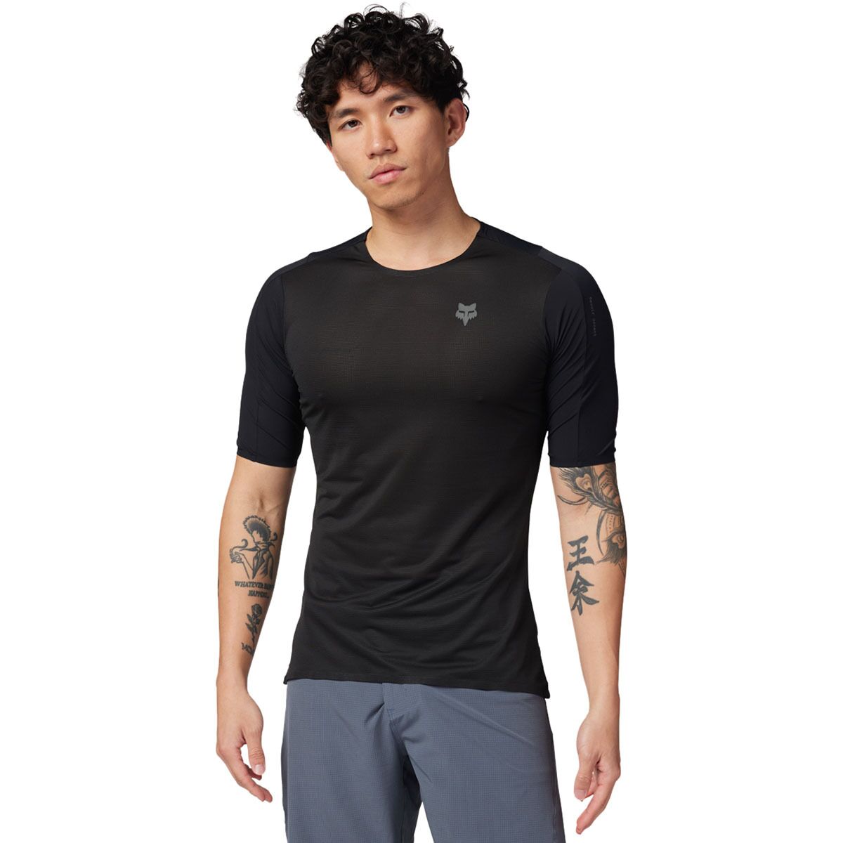 Fox Racing Men's Flexair Ascent Short-Sleeve Jersey in Black 2024 - Size: XL