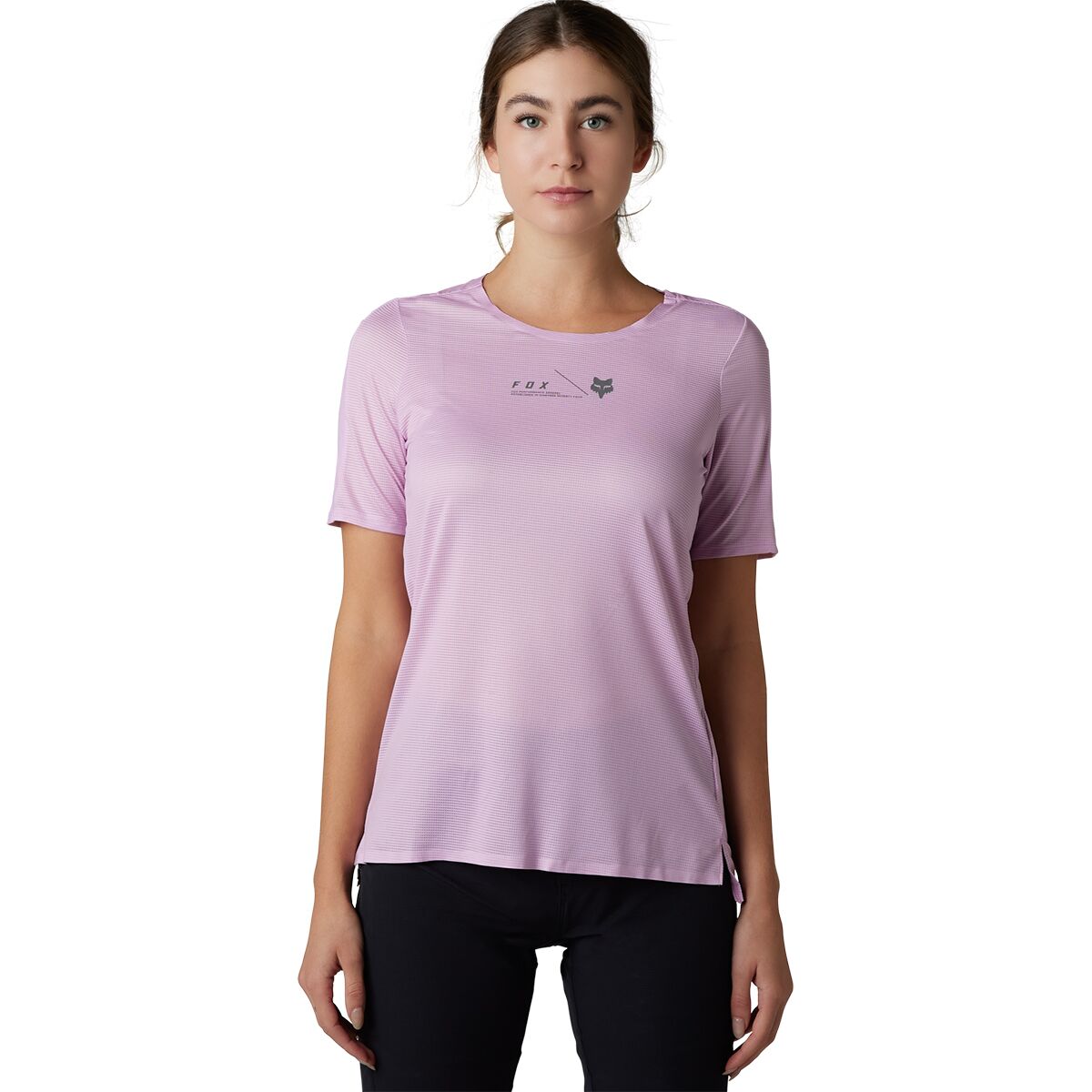 Fox Racing Women's Flexair Short-Sleeve Jersey in Blush - Size: Medium