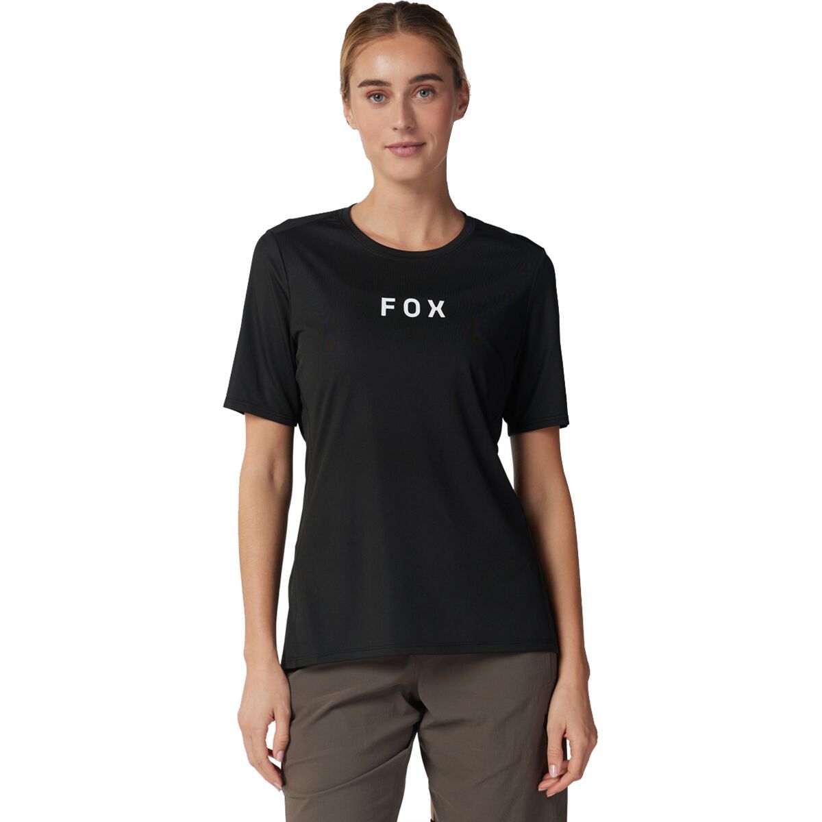 Fox Racing Fox Racing Ranger Short-Sleeve Jersey - Women's Black Wordmark, L