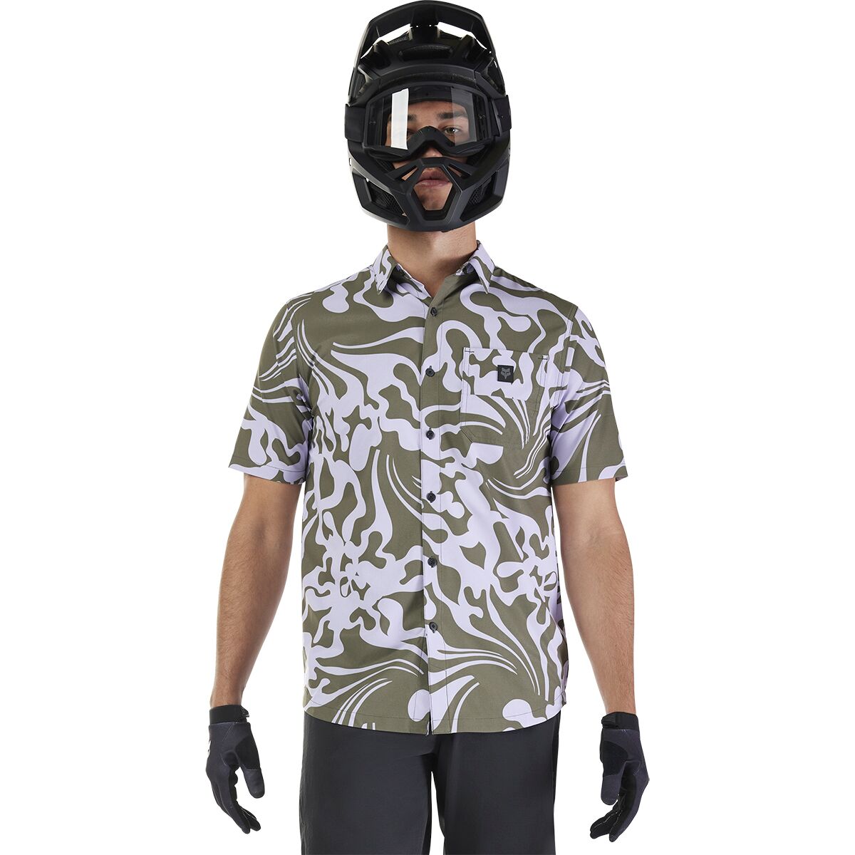 Fox Racing Ranger Short-Sleeve Woven Jersey - Men's Military, L