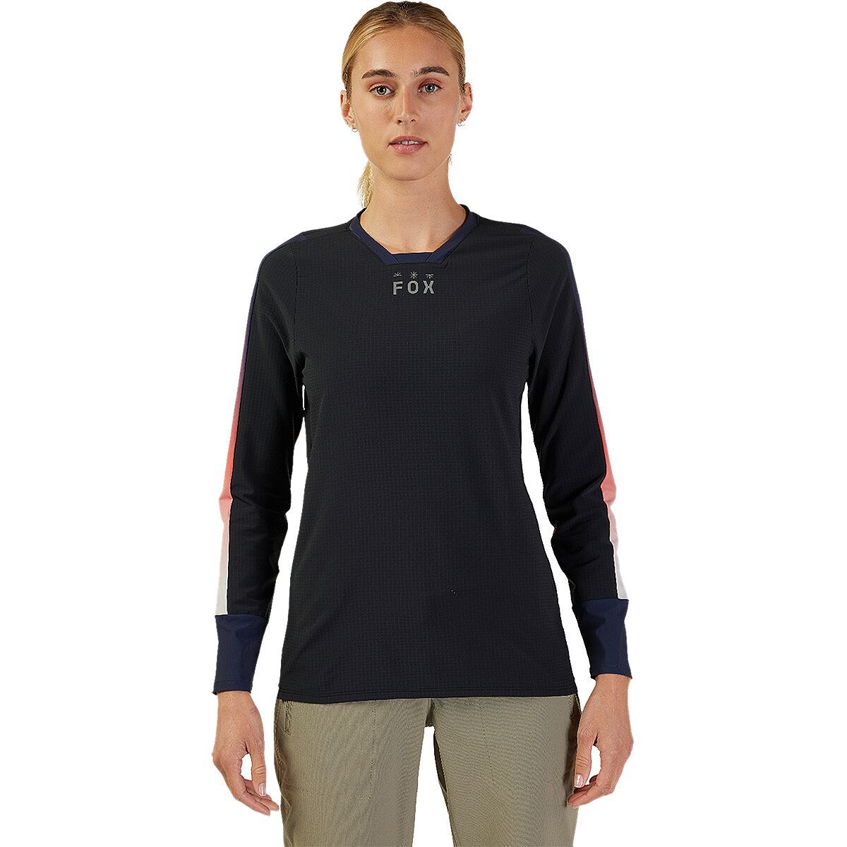 Fox Racing Defend Thermal Jersey - Women's Black Lunar, S