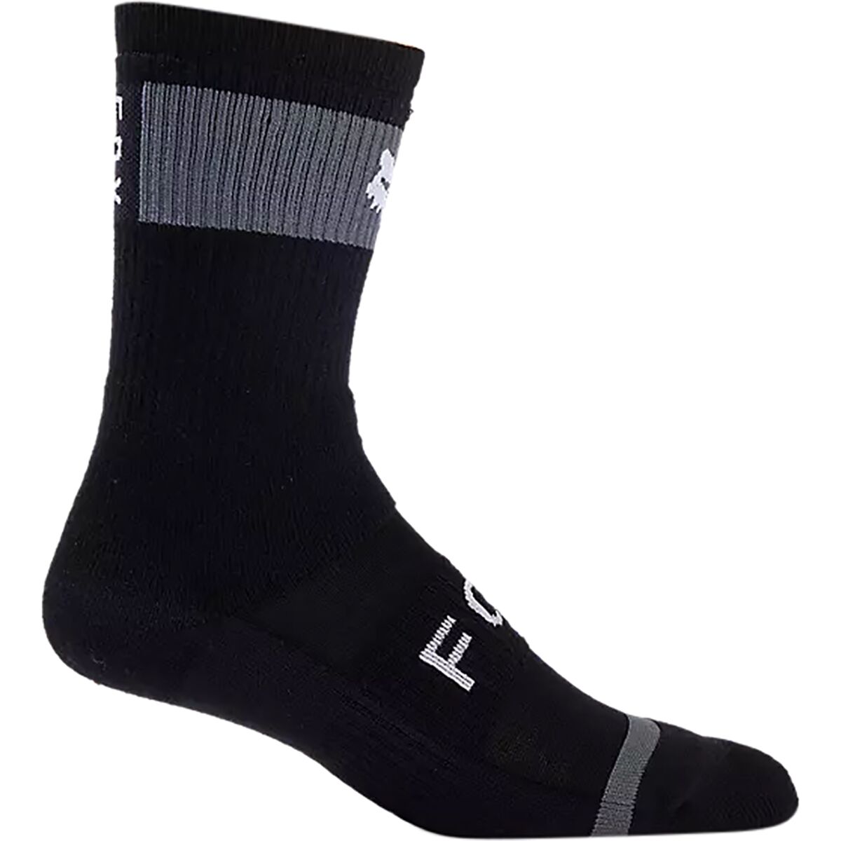 Fox Racing 8in Defend Winter Sock Black, L/XL - Men's