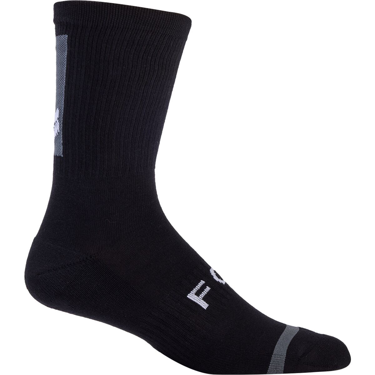 Fox Racing Fox Racing Defend 8in Sock Black, S/M - Men's