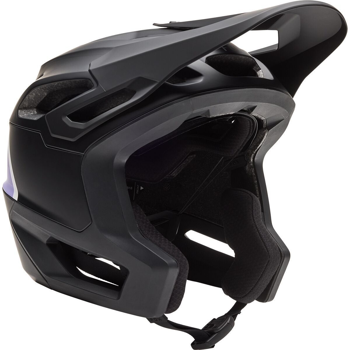Fox Racing Dropframe Pro Helmet in Grid Black - Size: Small