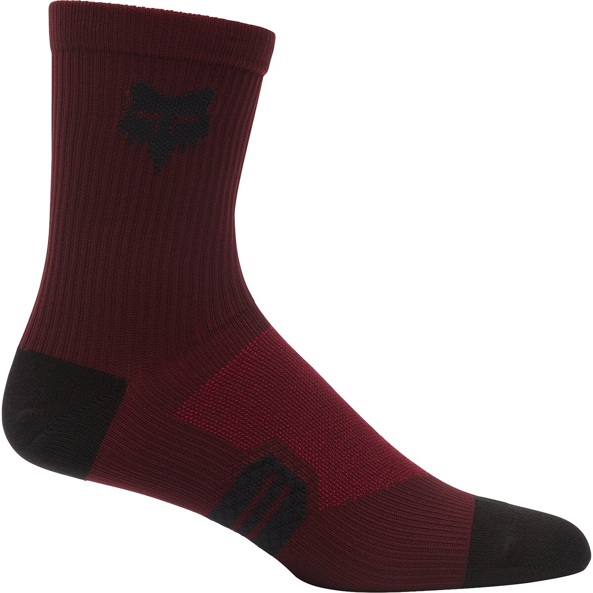 Fox Racing Ranger 6in Sock Dark Maroon, S/M - Men's