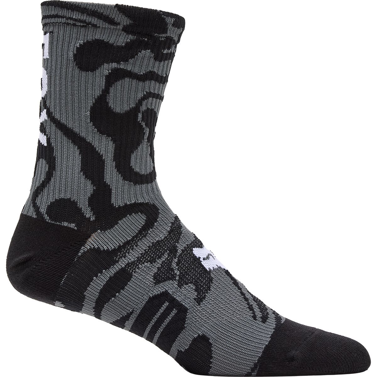 Fox Racing Ranger 6in Sock Frequency Black, L/XL - Men's