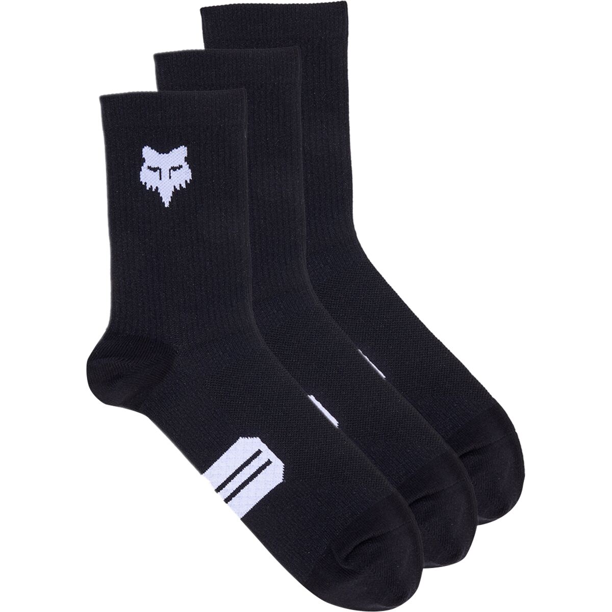 Fox Racing Fox Racing Ranger 6in Sock - 3-Pack Black, L/XL - Men's