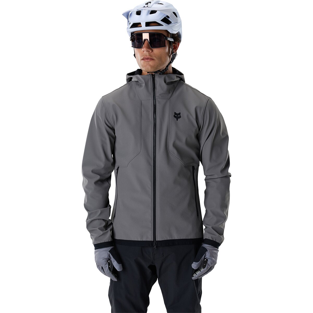 Fox Racing Ranger Fire Hoodie - Men's Pewter, M