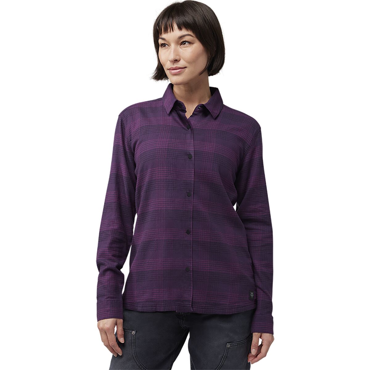 Fox Racing Fox Racing Survivalist Stretch  Flannel - Women's Dark Purple, L