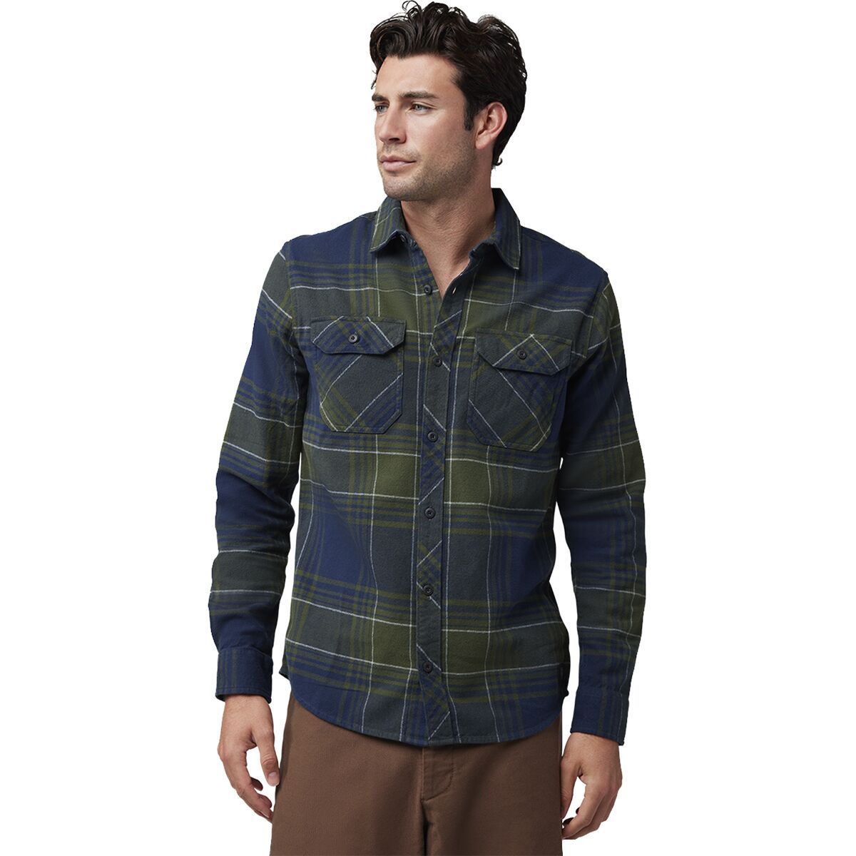 Fox Racing Fox Racing Traildust  Flannel - Men's Midnight, S