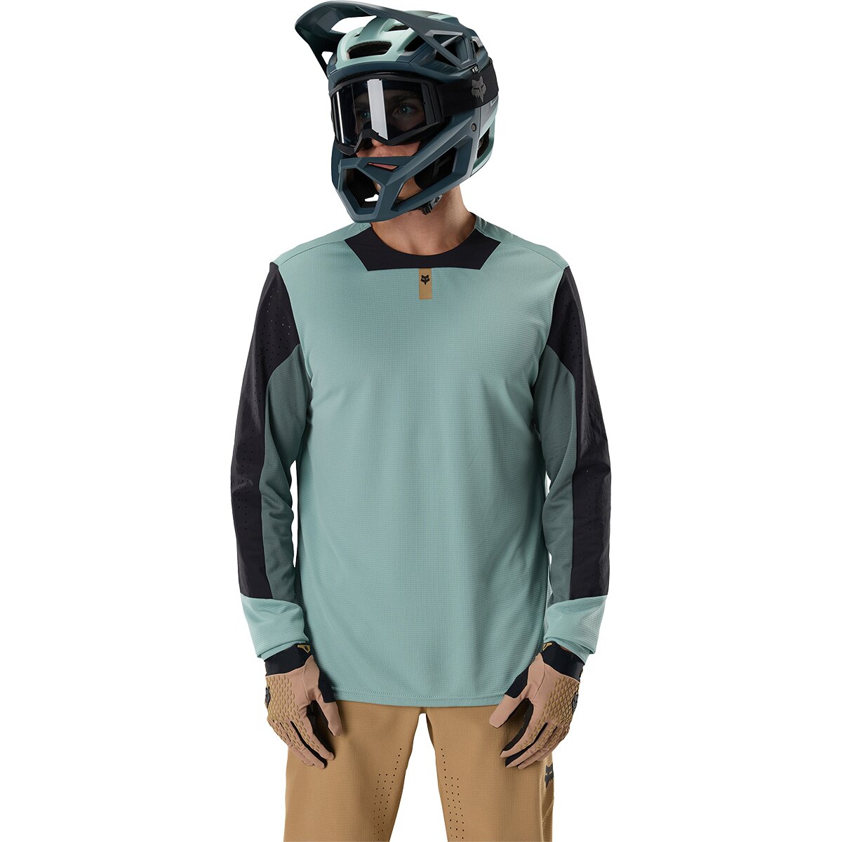 Fox Racing Defend Long-Sleeve Jersey - Men's Arctic Blue, S