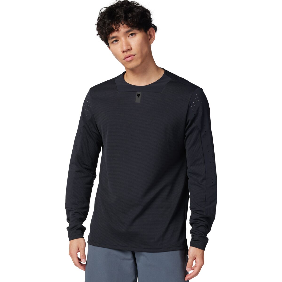Fox Racing Defend Long-Sleeve Jersey - Men's Black, XL