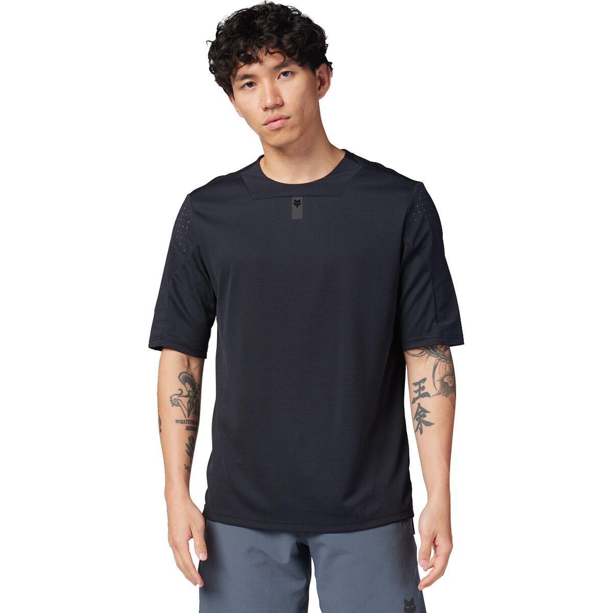 Fox Racing Defend Short-Sleeve Jersey - Men's Black, S