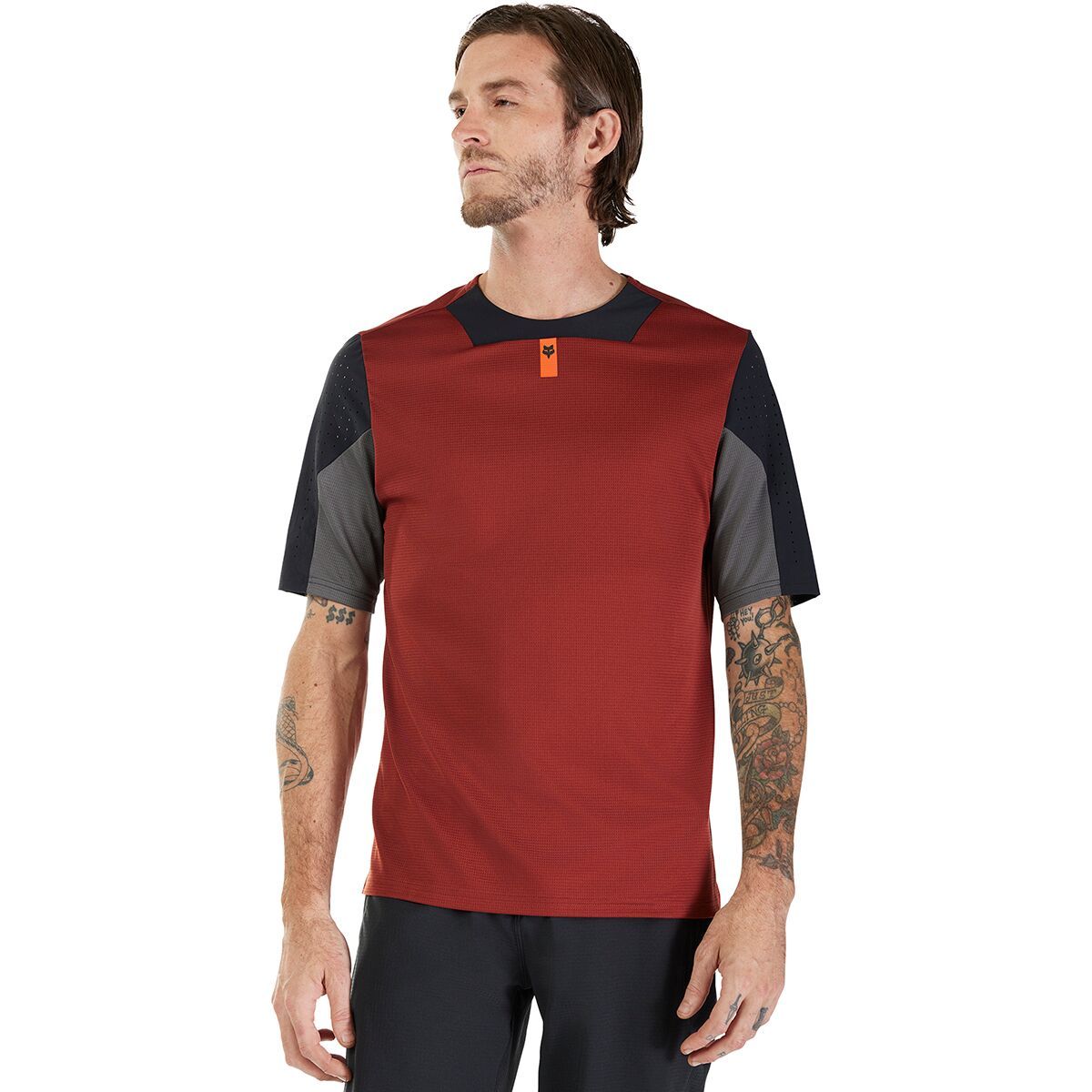 Fox Racing Fox Racing Defend Short-Sleeve Jersey - Men's Rust, M