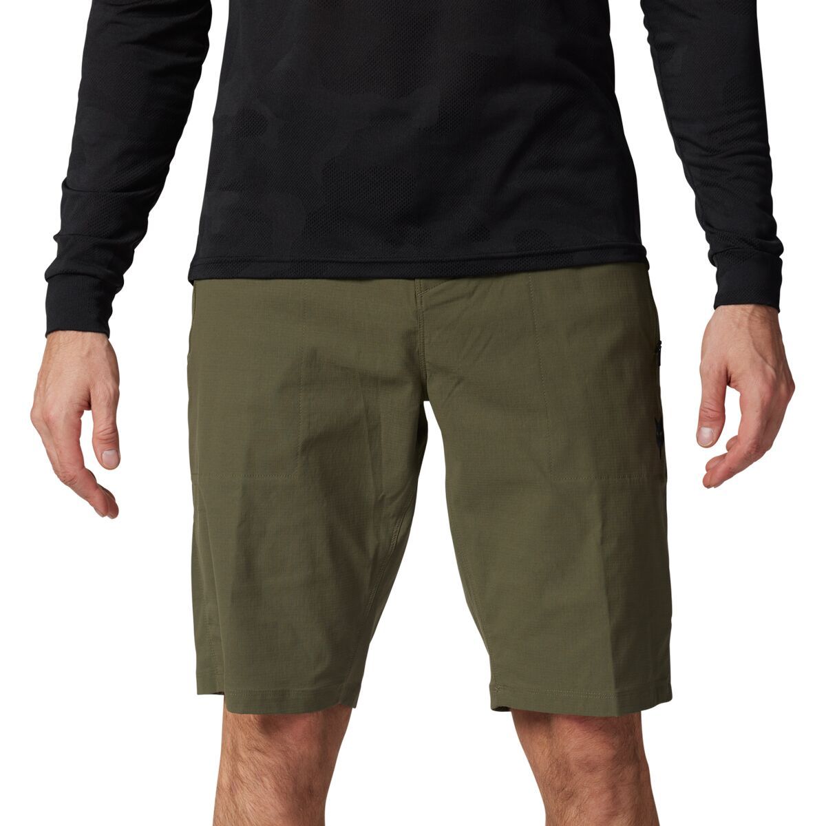 Fox Racing Ranger Short + Liner - Men's Olive Green, 36