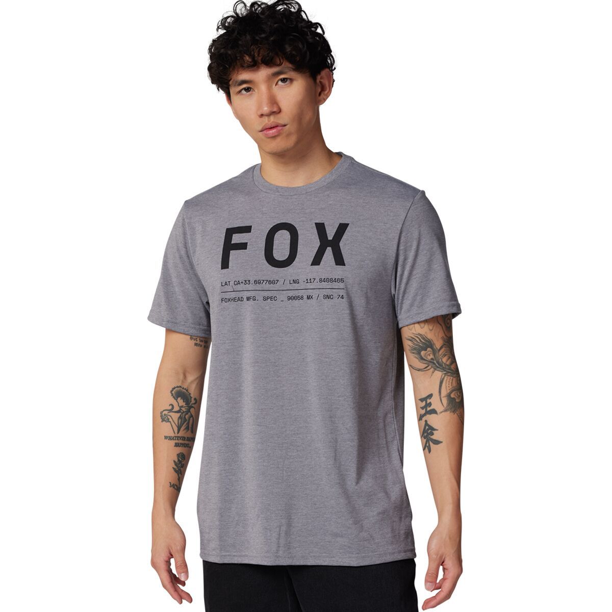 Fox Racing Non Stop Short-Sleeve Tech T-Shirt - Men's Heather Graphite, M