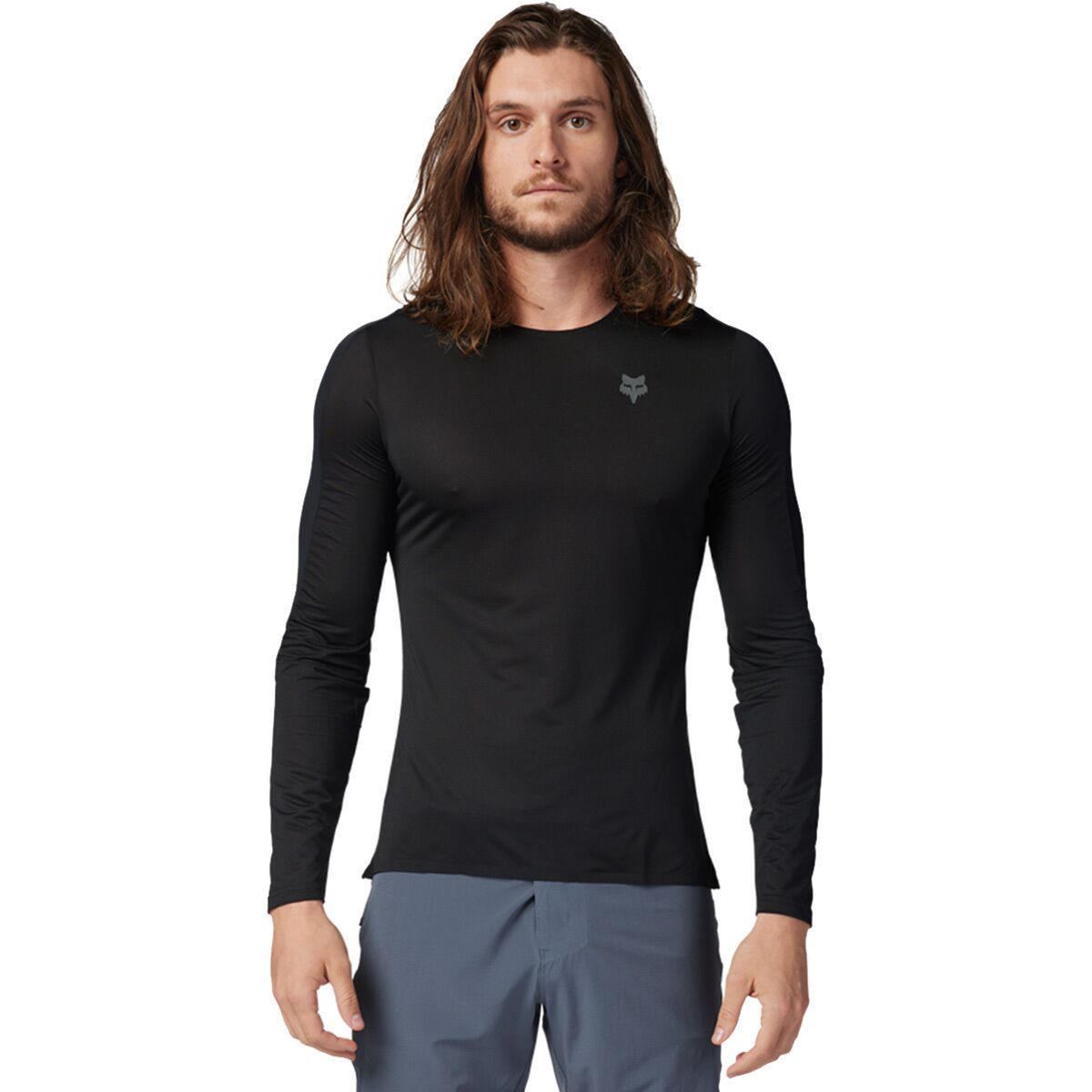 Fox Racing Flexair Ascent Long-Sleeve Jersey - Men's Black, XL