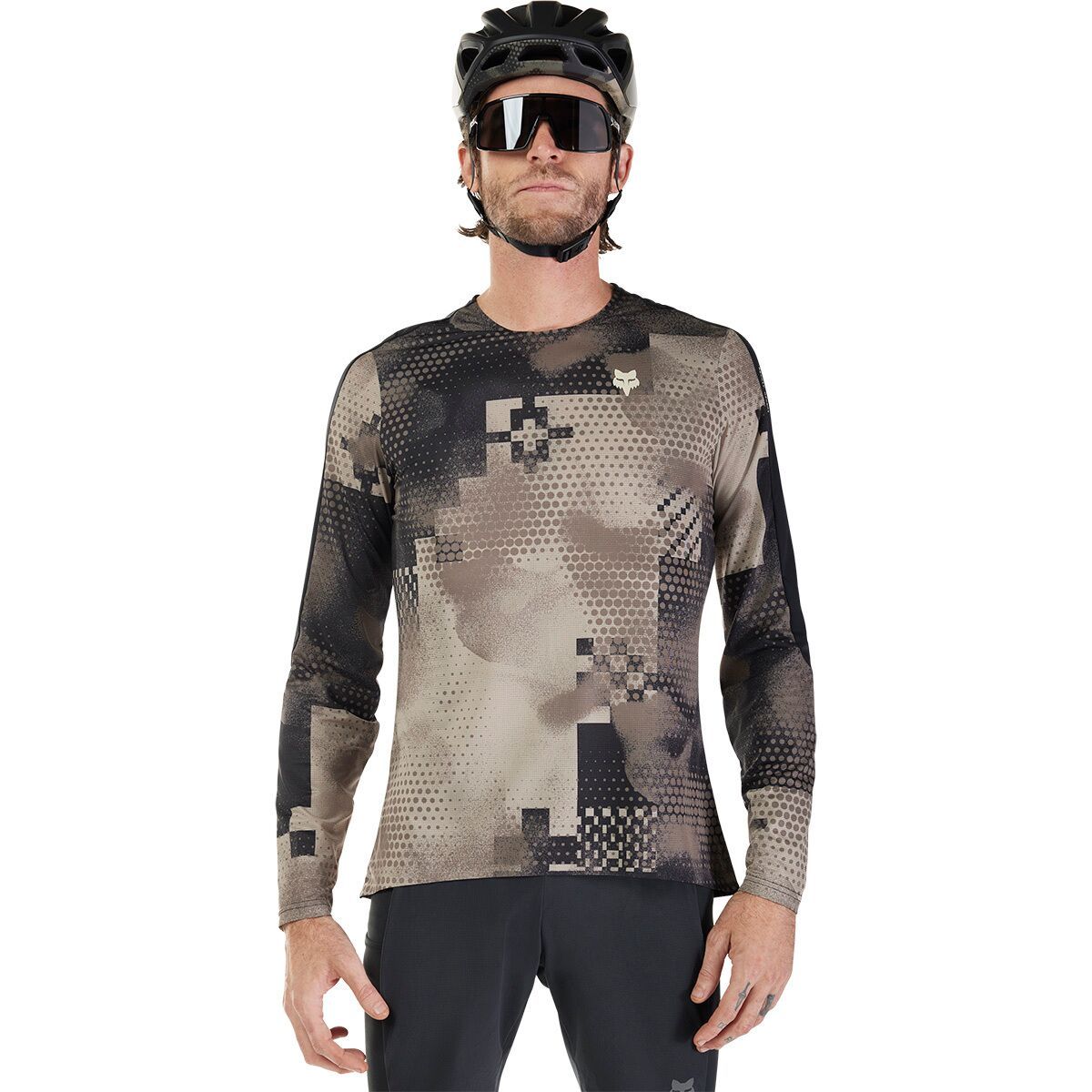 Fox Racing Fox Racing Flexair Ascent Long-Sleeve Jersey - Men's Pulse Sand, M