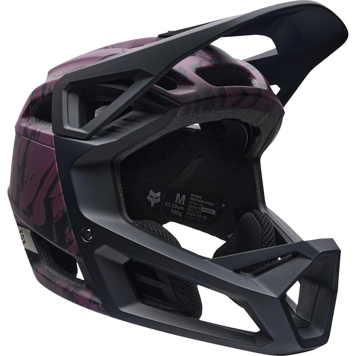 Fox Racing Proframe Helmet Dark Maroon Thrive, M