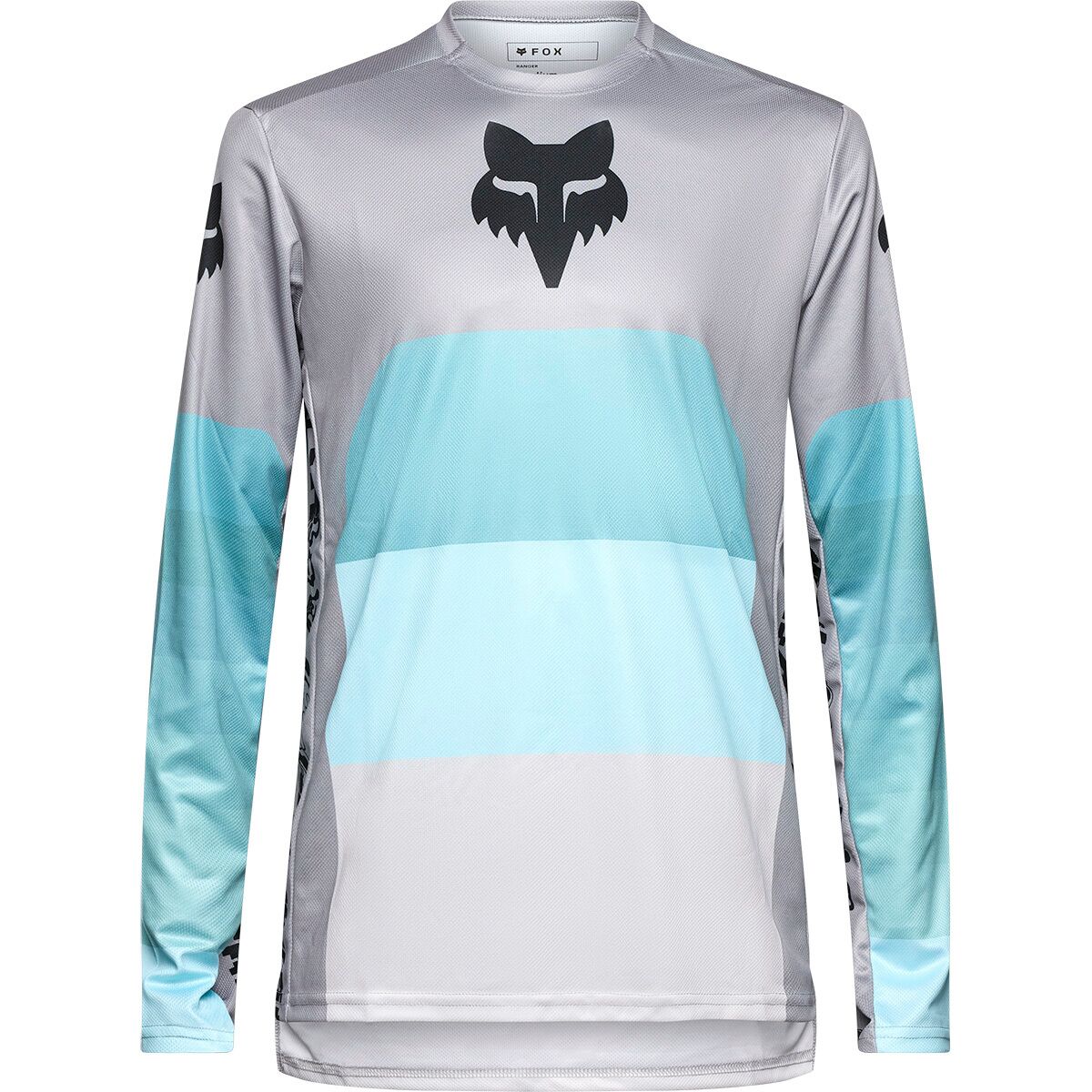Fox Racing Ranger Long-Sleeve Jersey - Men's Grid Steel Grey, S