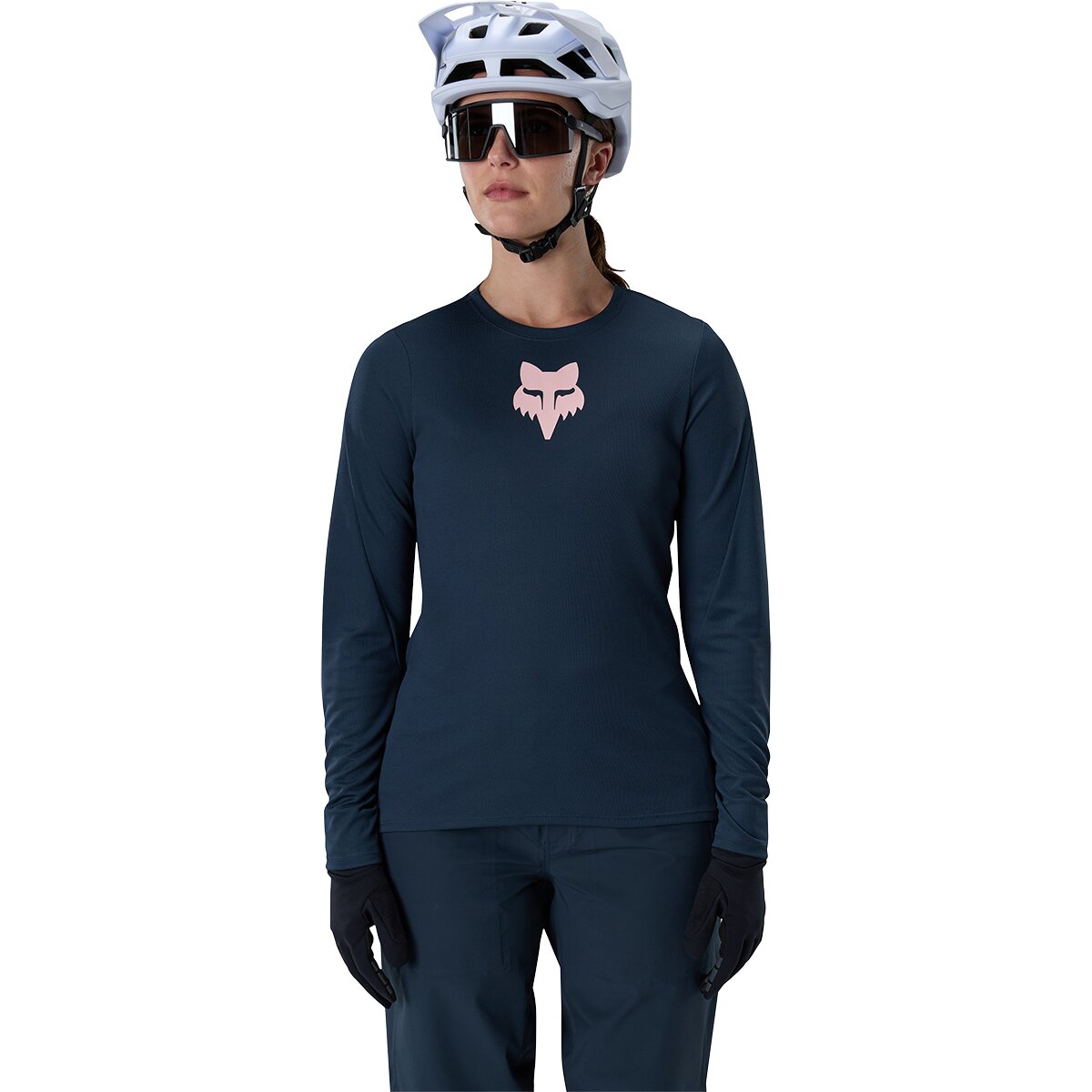 Fox Racing Ranger Long-Sleeve Jersey - Women's - Galaxy Blue Fox Head, L