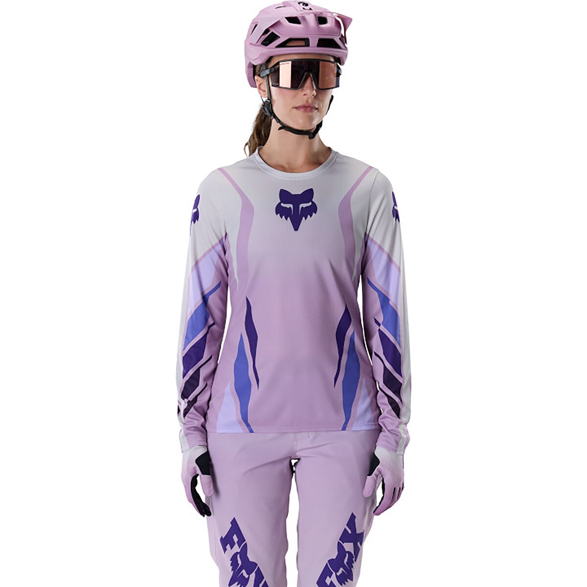 Fox Racing Ranger Long-Sleeve Jersey - Women's - Lavender Drift Foundry, L