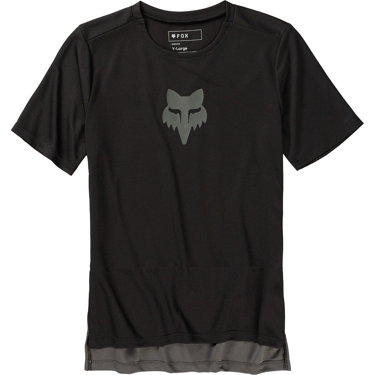 Fox Racing Ranger Short-Sleeve Jersey - Kids' Black Fox Head, M