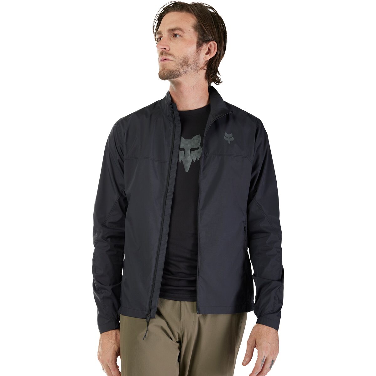 Fox Racing Ranger Wind Jacket - Men's Black, S