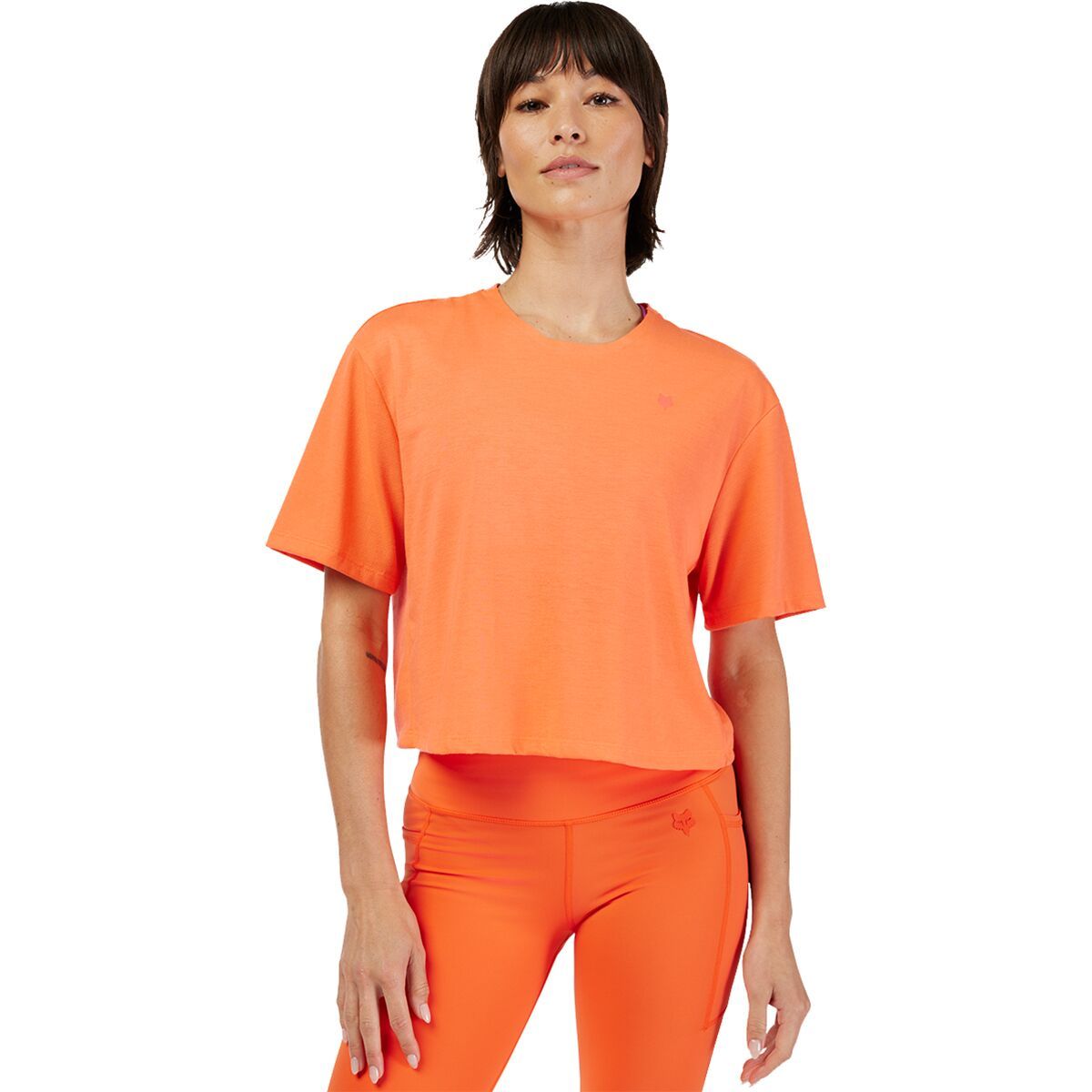 Fox Racing Forums Short-Sleeve Tech T-Shirt - Women's Salmon, XL