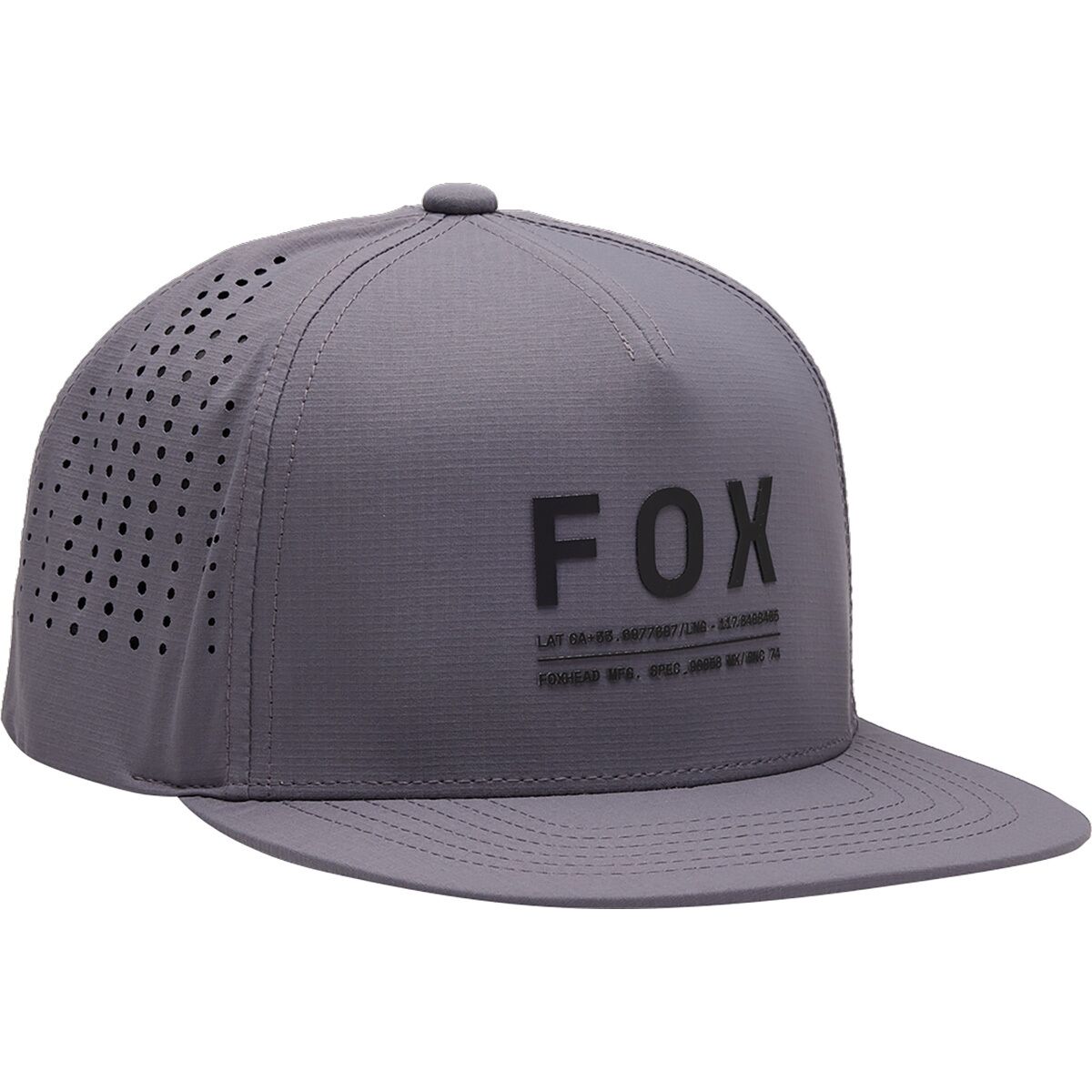 Fox Racing Non Stop Tech Snapback Steel Grey, One Size
