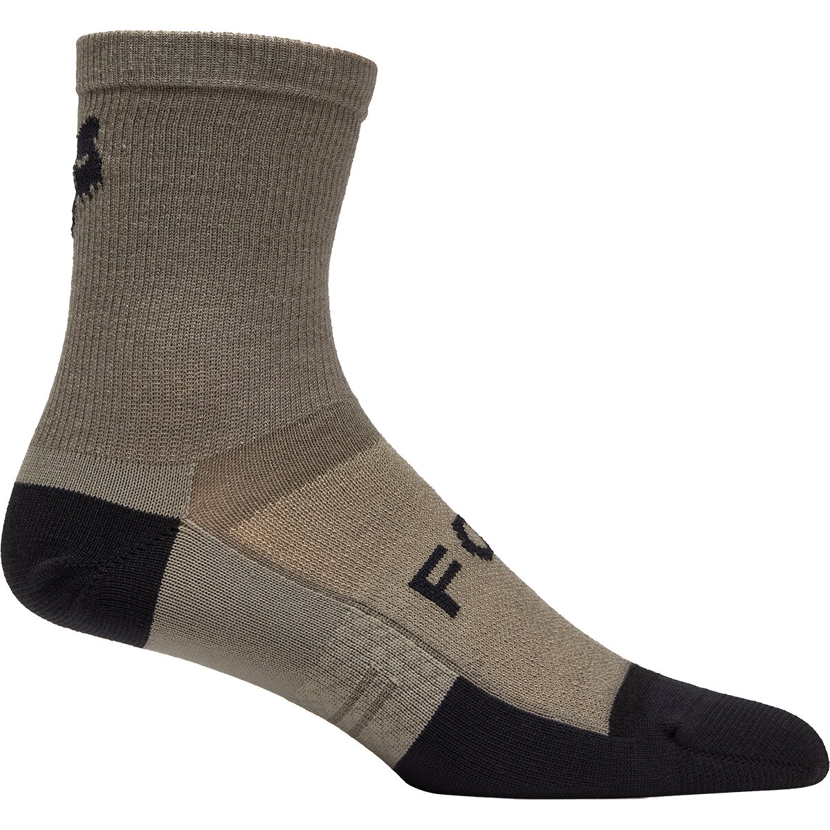 Fox Racing Flexair Merino 6in Sock Nutmeg, S/M - Men's