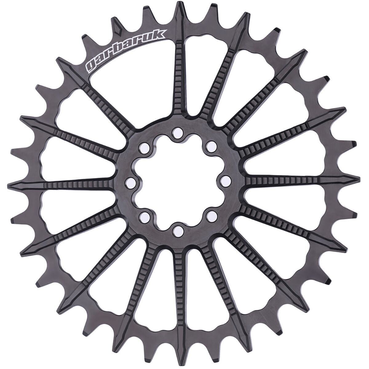 Garbaruk Direct Mount Chainring for SRAM 8-bolt Black, 30t, Round, Boost