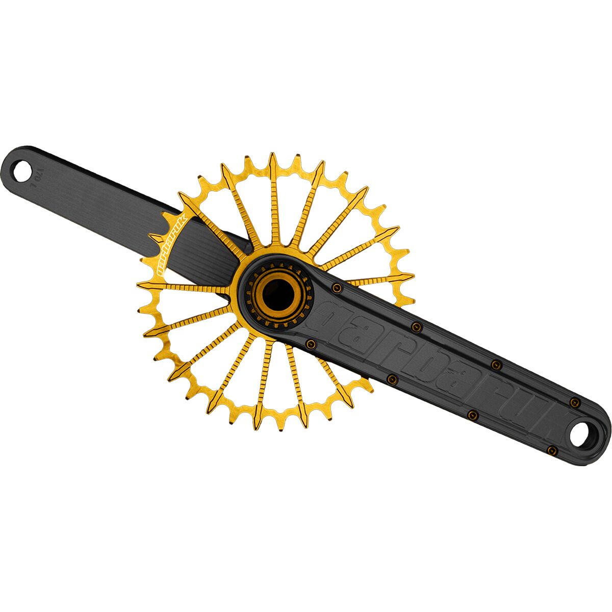 Garbaruk Enduro Crankset Black, Gold, 165mm, DUB