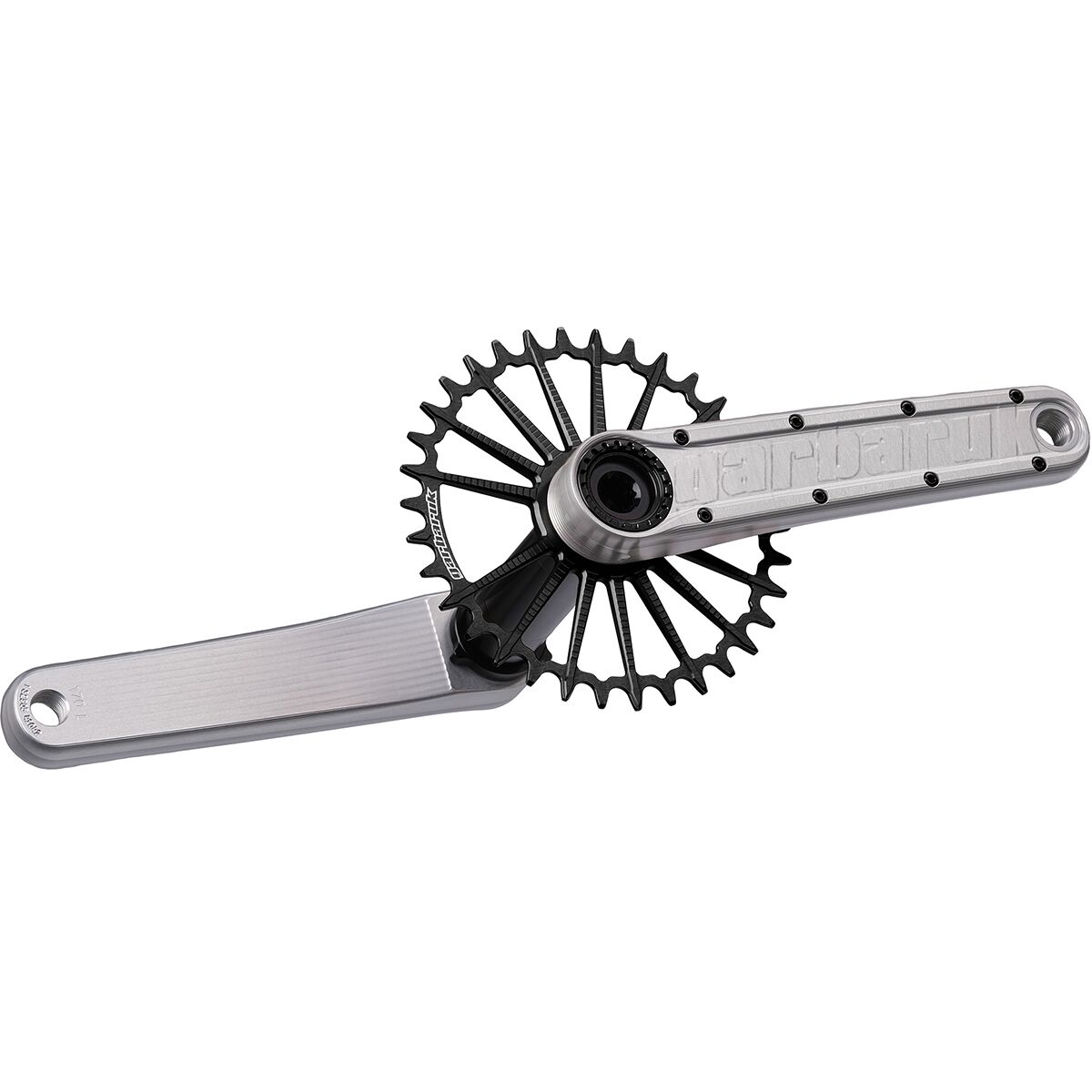 Garbaruk Enduro Crankset Silver, Black, 165mm, DUB