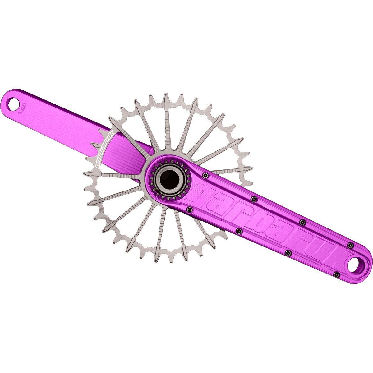 Garbaruk Enduro Crankset Violet, Silver, 165mm, DUB
