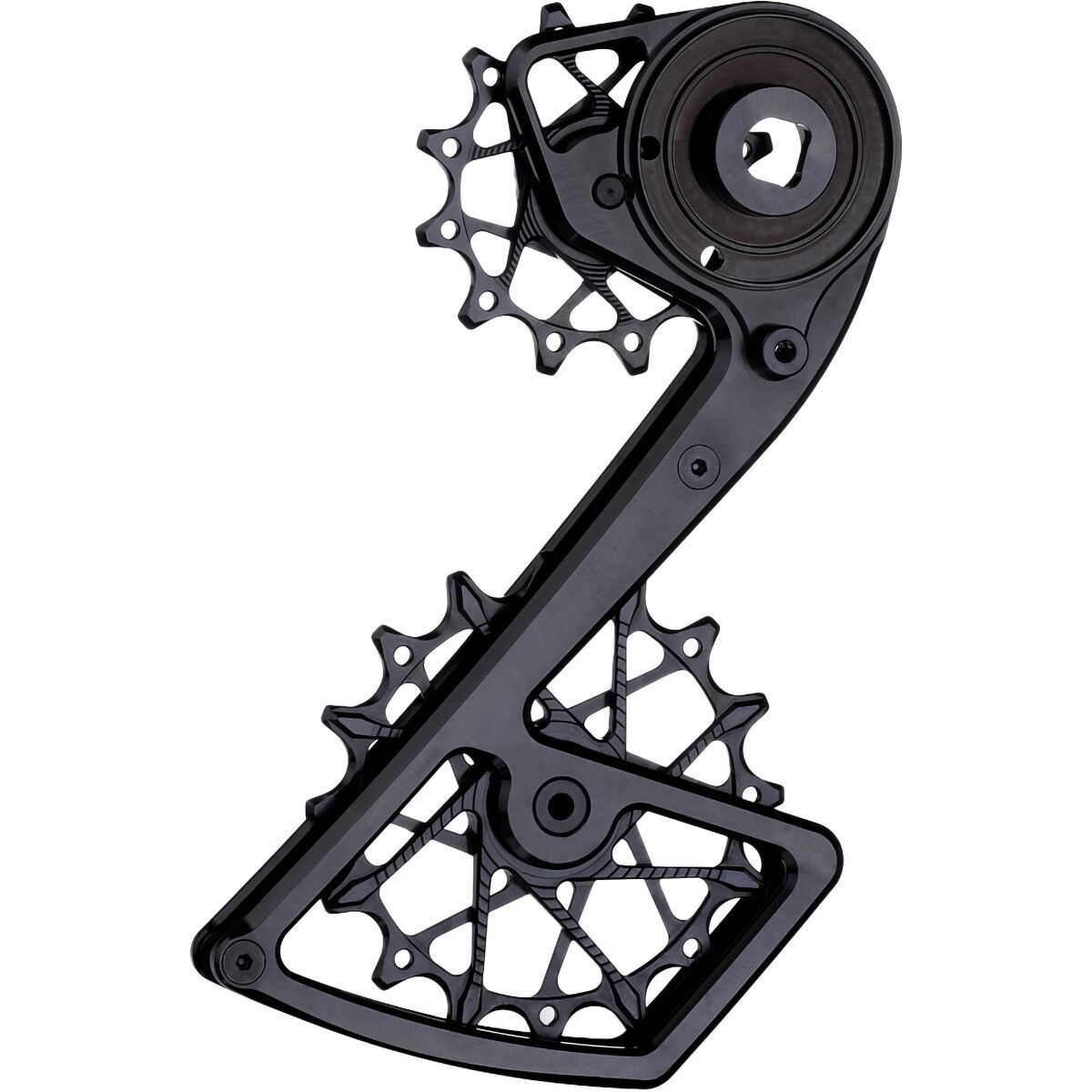 Garbaruk Garbaruk Rear Derailleur Cage + Pulleys Kit Black, 12,16t, Sram Force AXS 12-Spd
