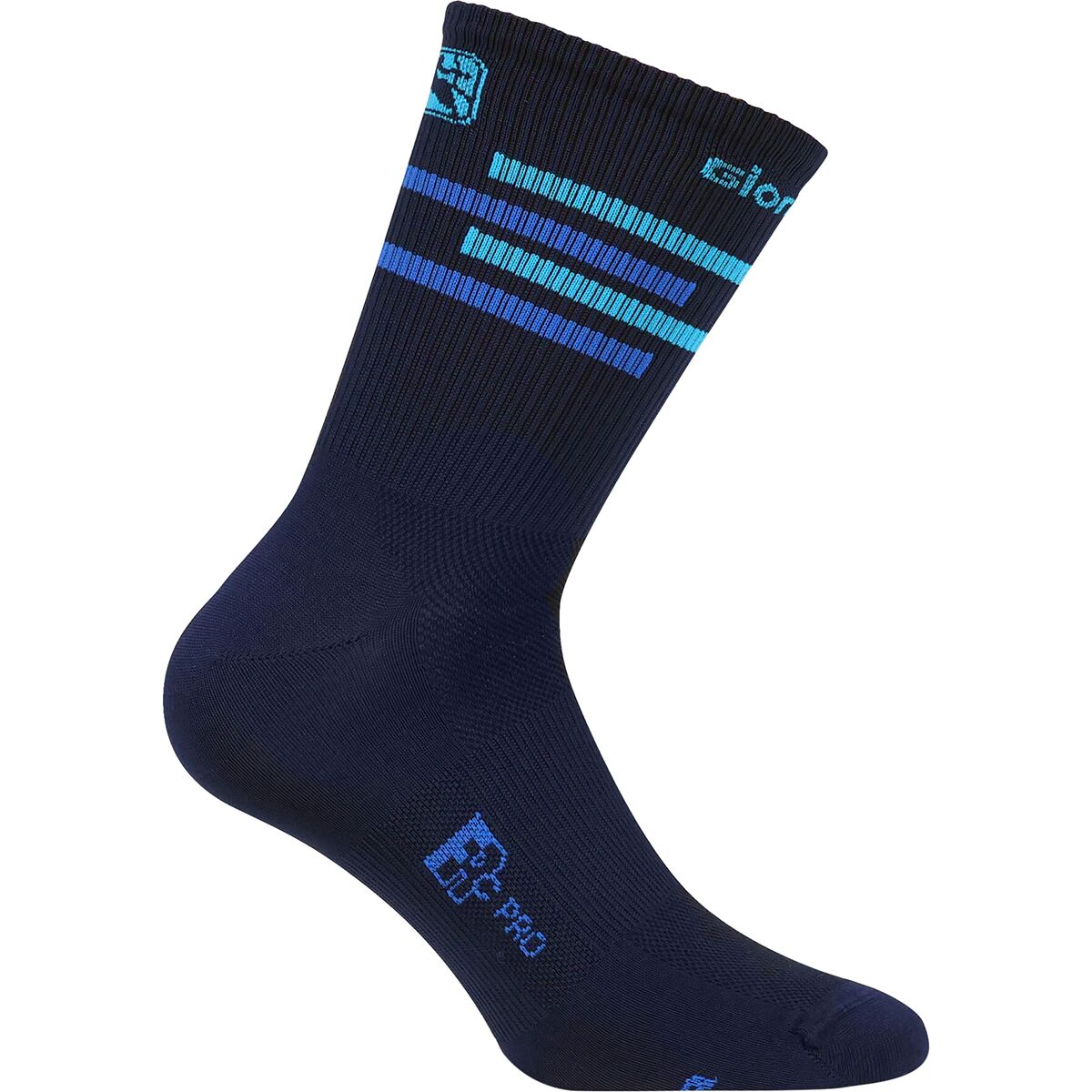 Giordana FR-C Tall Cuff Socks Midnight Blue/Light Blue, M/41-44 - Men's