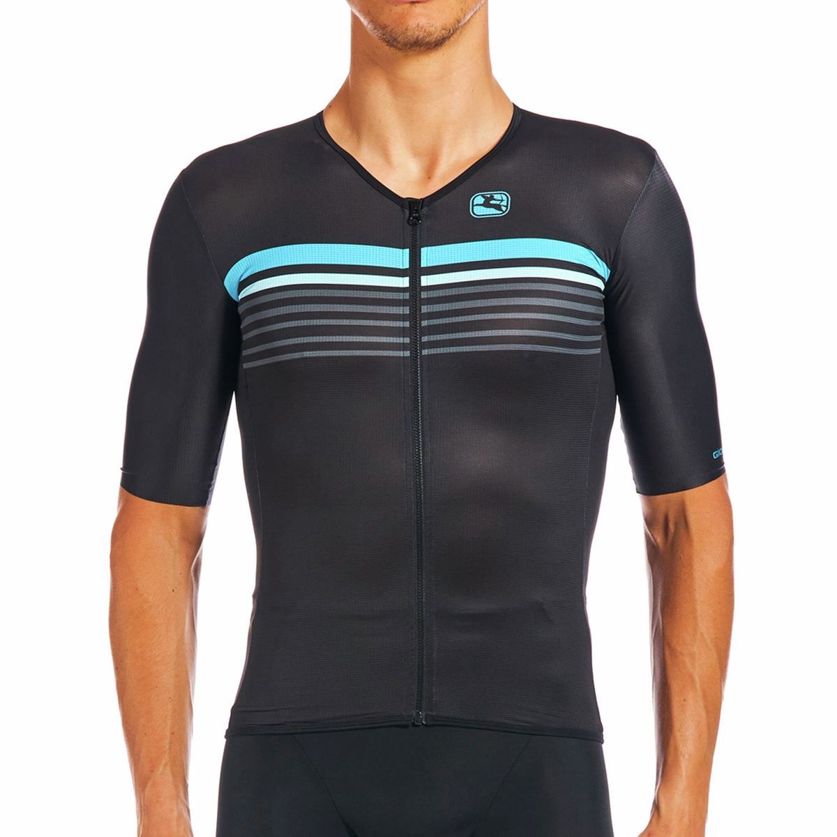 Giordana Vero Pro TRI Short-Sleeve Top - Men's Black/Blue, XXL