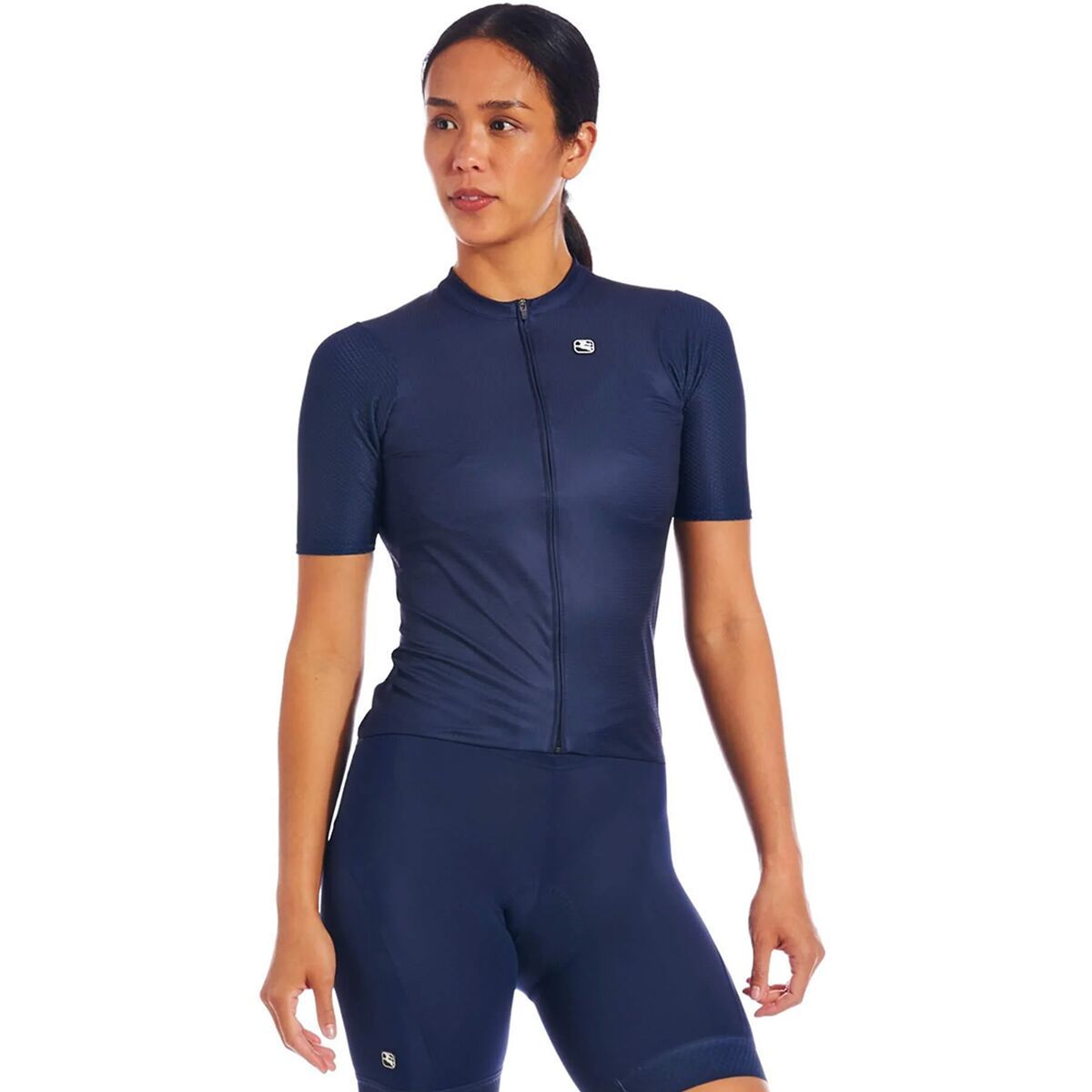 Giordana SilverLine Short-Sleeve Jersey - Women's Navy, M