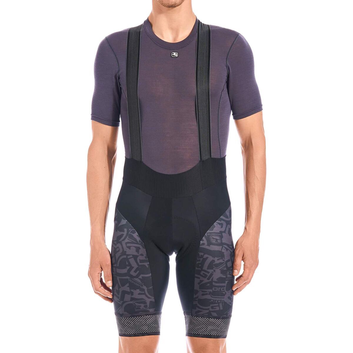 Giordana FR-C Pro Thermal Bib Short - Men's Black/Grey, S