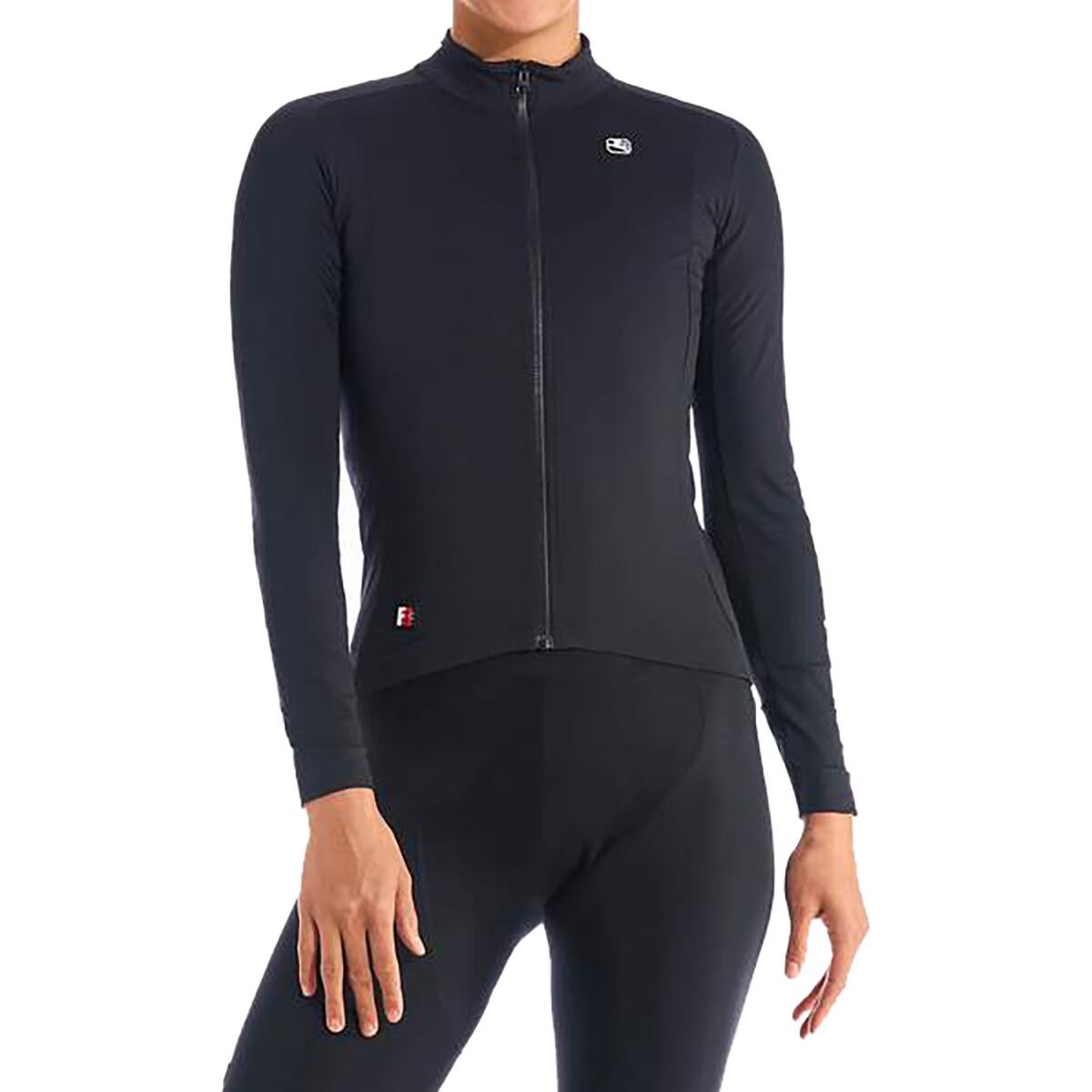 Giordana FR-C Thermal Long-Sleeve Jersey - Women's Black, L