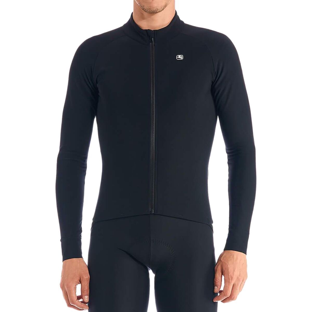 Giordana G-Shield Thermal Long-Sleeve Jersey - Men's Black, L