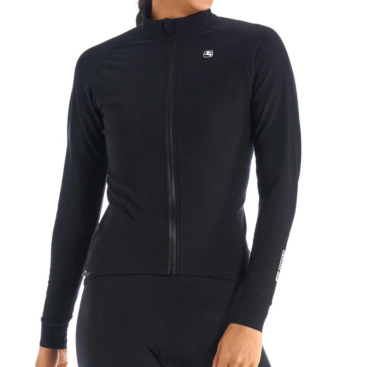 Giordana G-Shield Thermal Long-Sleeve Jersey - Women's Black, M
